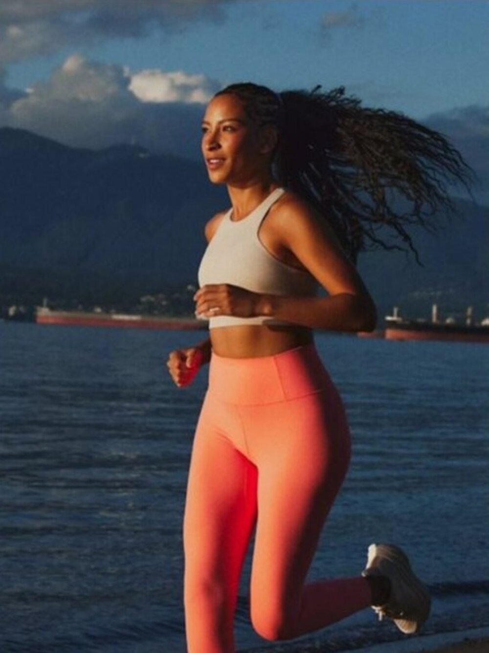 FP Movement Never Better Leggings in Hot Coral - L